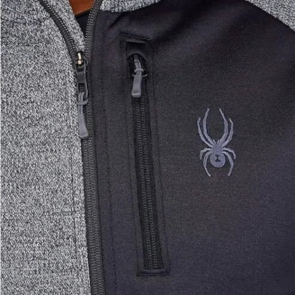 NWT Spyder Men's Half Zip Sweater Gait Knit Pullover Jacket